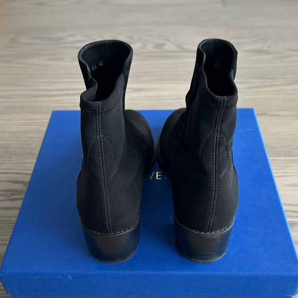 Stuart Weitzman Reserve Boot | Black Suede | Size 6.5 - Picture 5 of 7